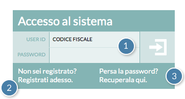 Maschera di login